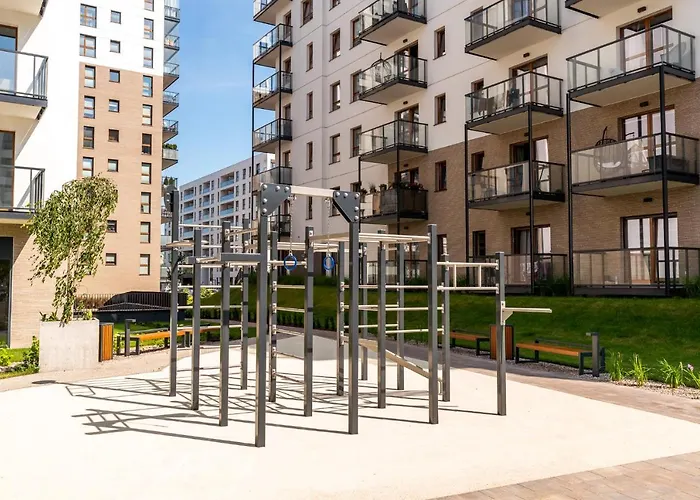 アパート W Gdansku - Zajezdnia Wrzeszcz, Grudziadzka 4b